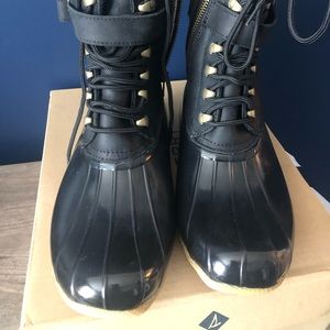 Sperry Shearwater Buckle Black Boot